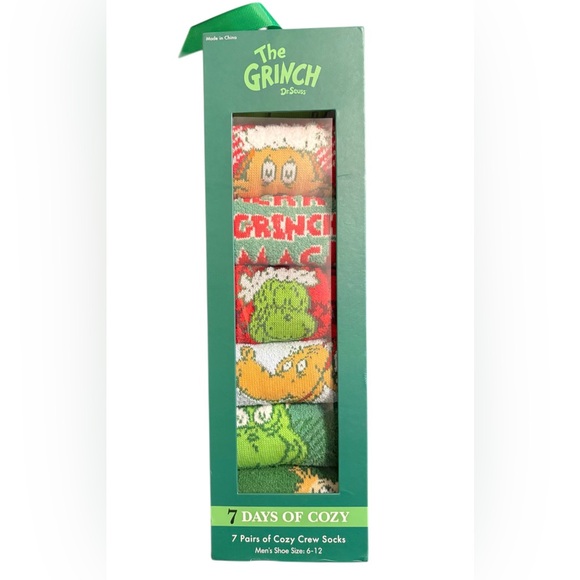 Dr. Seuss Other - Dr. Seuss Grinch Men's Socks -